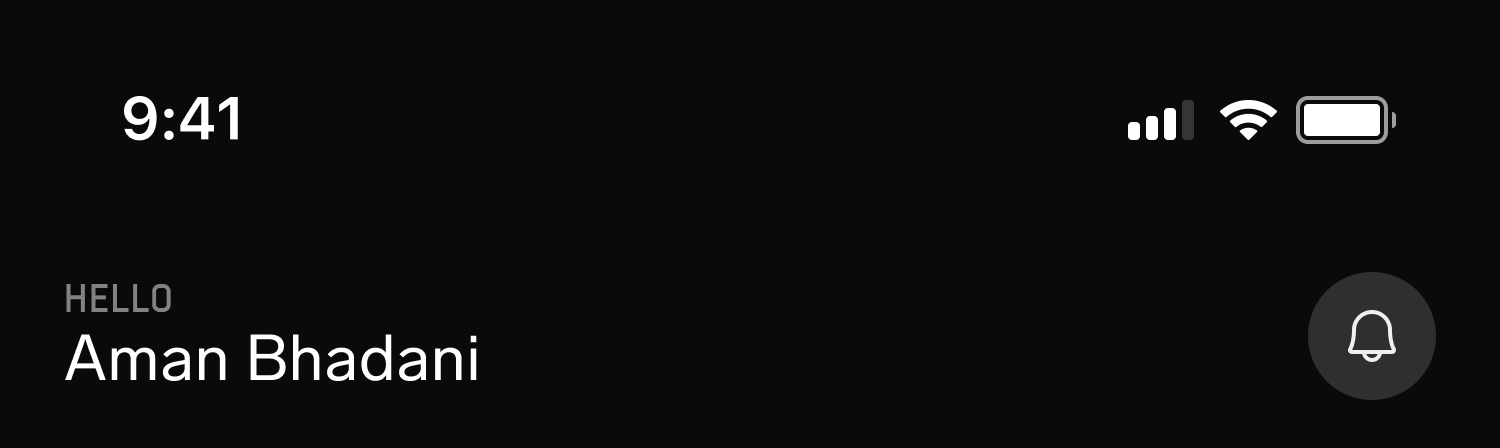 Home header